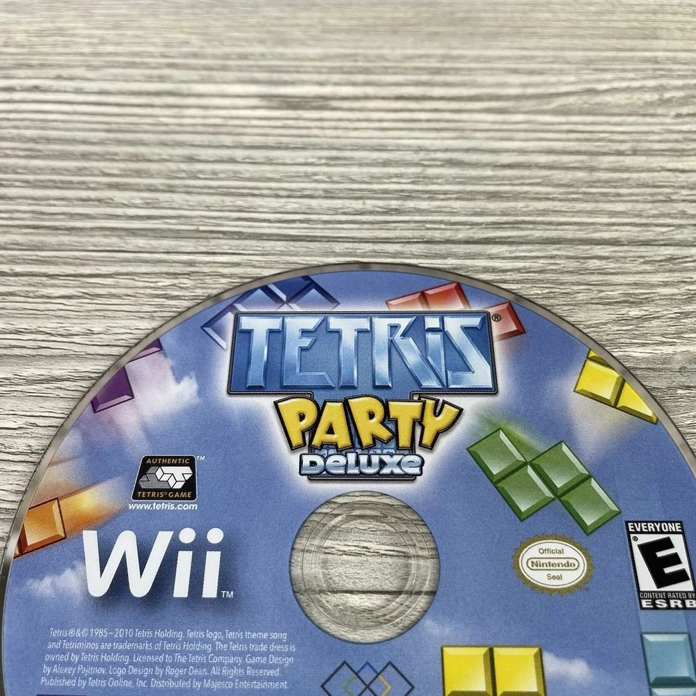 Tetris Party Deluxe Nintendo Wii 2010 Game Disc Only